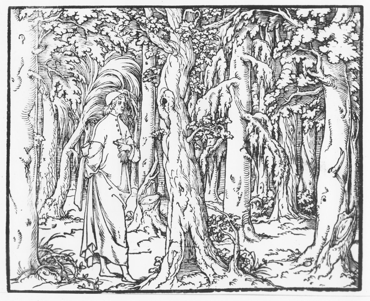 Seite aus "Discours du Songe de Poliphile" von Francesco Colonna, 1546 von French School