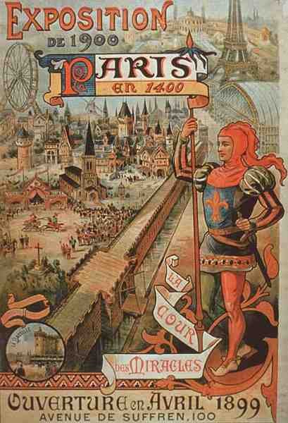 Paris im Jahr 1400 von French School