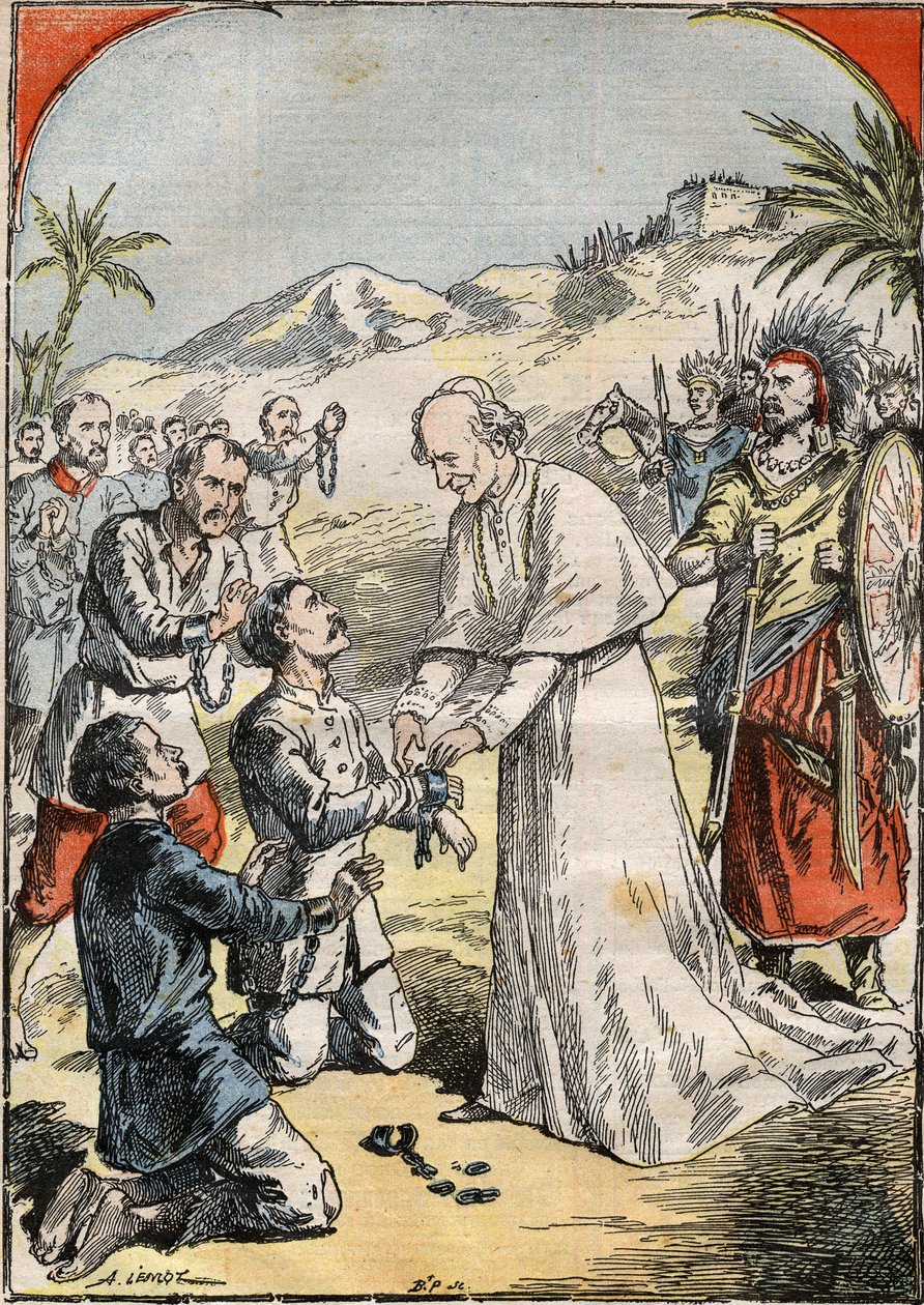 Papst Leo XIII (Leone XIII, Giacchino Pecci) von French School