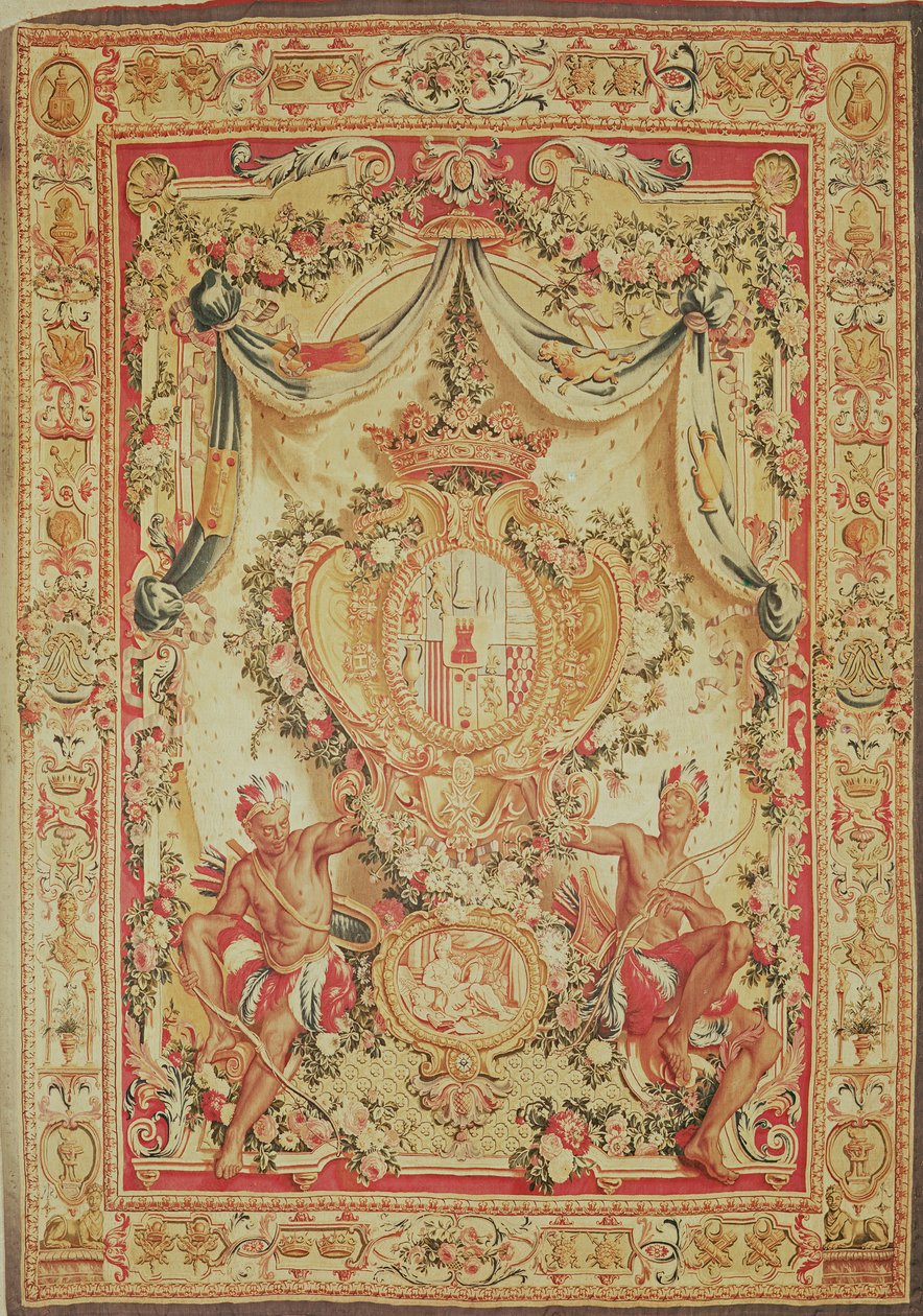 Portiere mit dem Wappen von Louis-Antoine de Pardaillan de Gondrin, Herzog von Antin, Gobelins-Fabrik, 1708-36 von French School