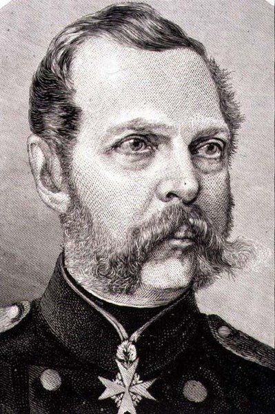 Porträt von Alexander II (1818-81) Kaiser von Russland ab 1855 von French School