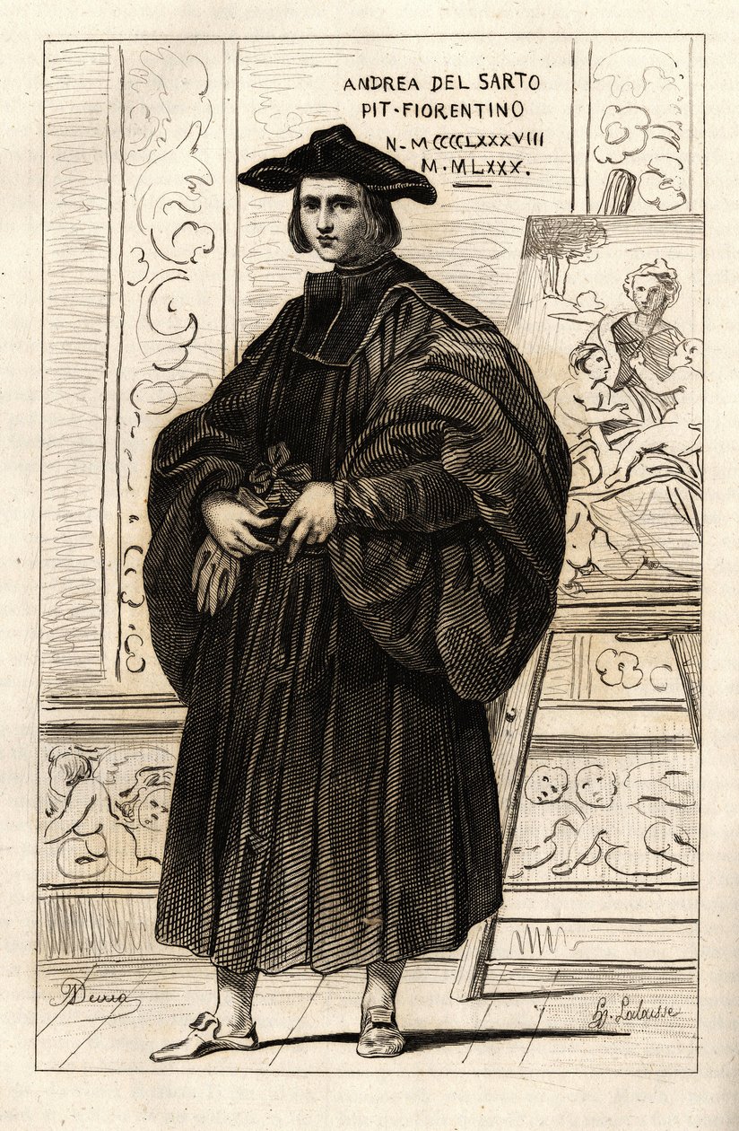 Porträt von Andrea d