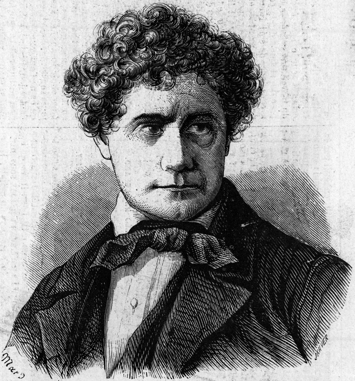 Porträt von Brigham Young (1801-1877), amerikanischer Politiker und Führer der Mormonen. Gravur in „Le Monde Illustré“ Nr. 39 vom 9. Januar von French School