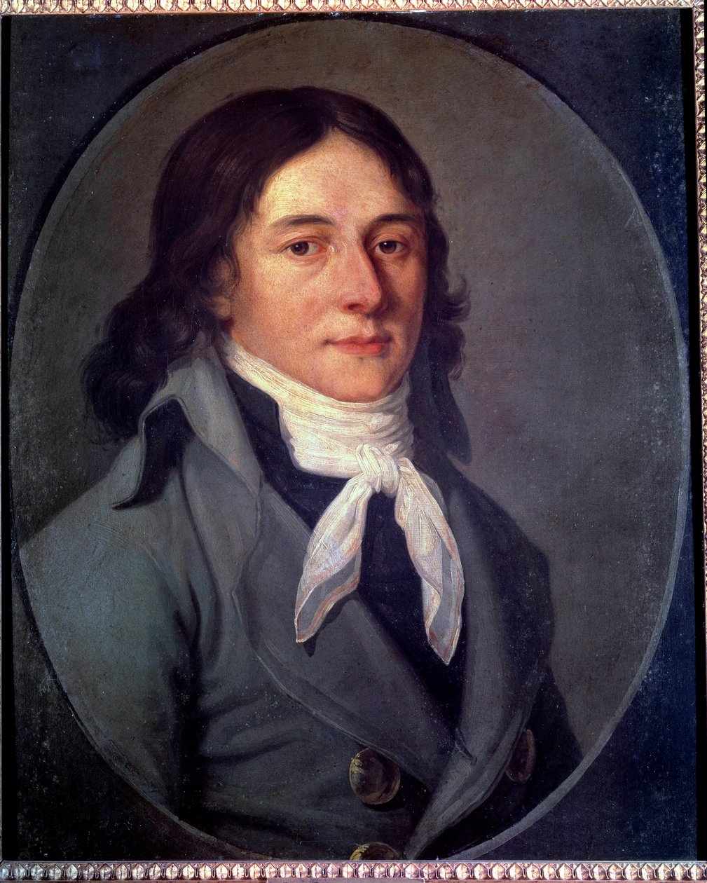 Porträt von Camille Desmoulins (1760-1794), Politiker während der Französischen Revolution von French School