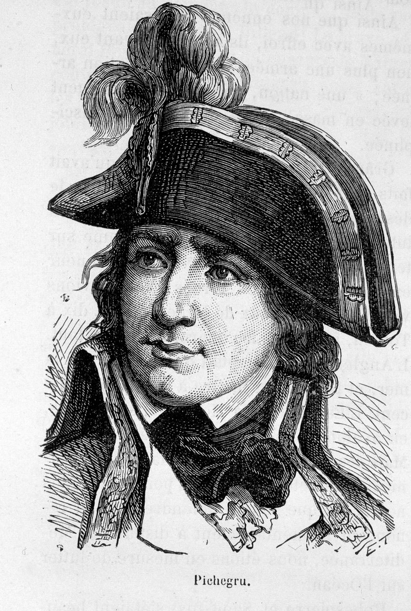Porträt von Charles Pichegru, französischer General (1761-1804) - in „L