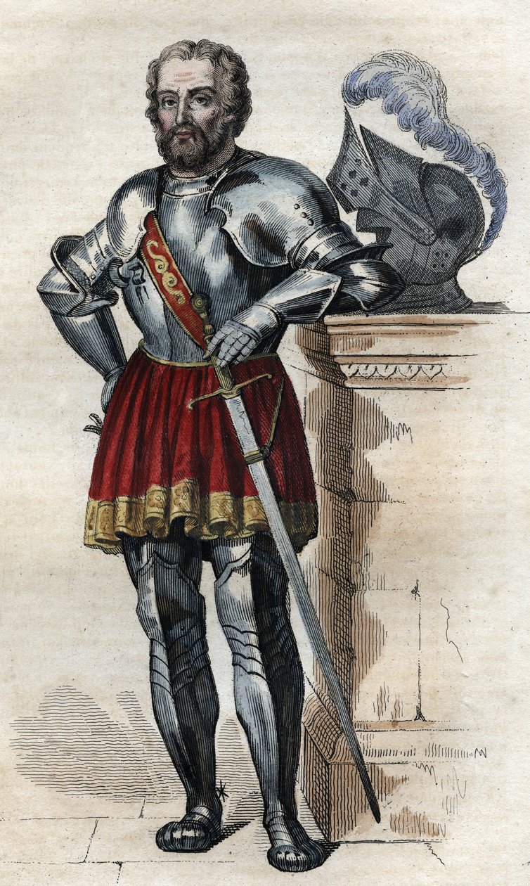Porträt von Chevalier de Bayard (1475-1524), französischer Soldat von French School