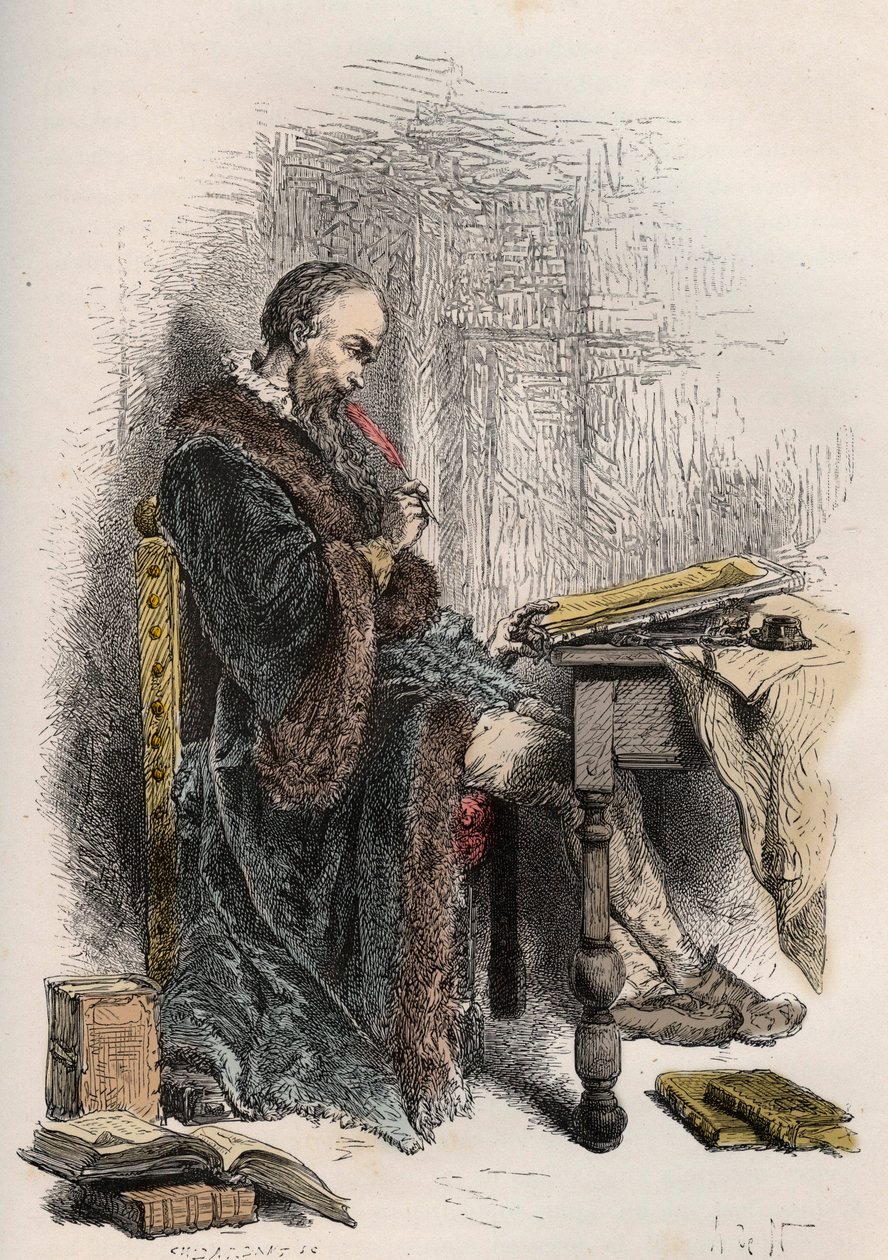 Porträt von Clement des Marets dit Marot von French School