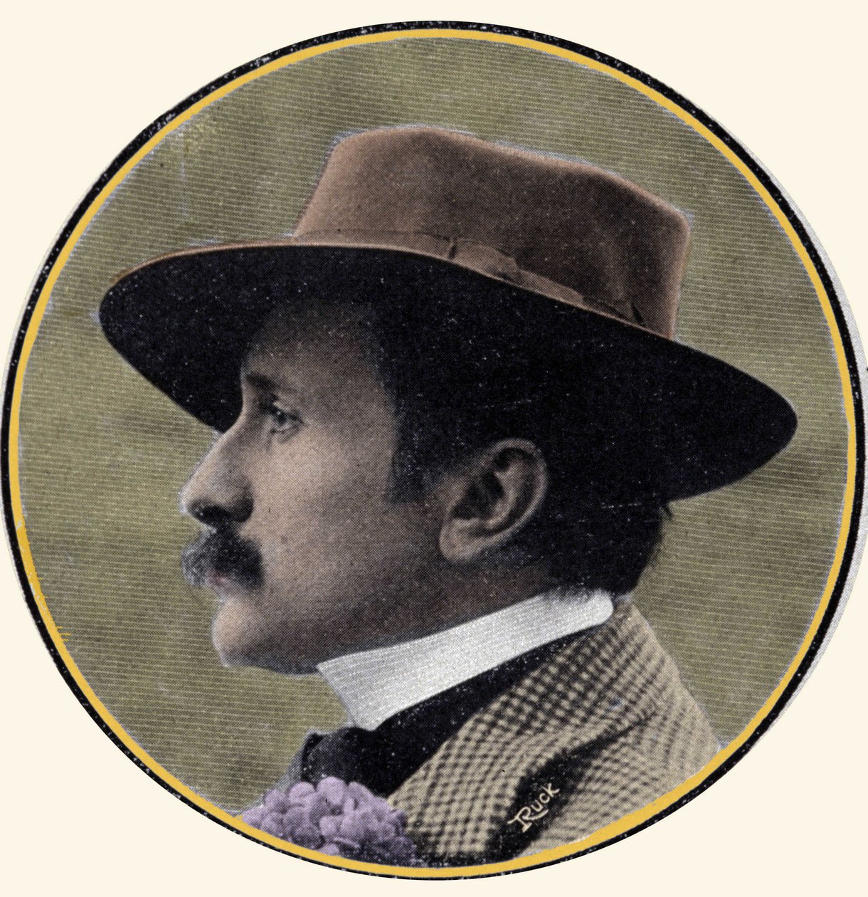 Porträt von Edmond Rostand (1868-1918), französischer Schriftsteller von French School