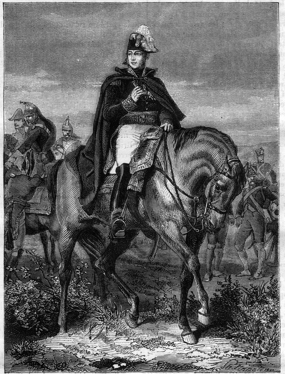 Porträt von Edouard Adolphe Casimir Joseph Mortier, Herzog von Treviso (1768-1835), Marschall von Frankreich - in „Histoire de l