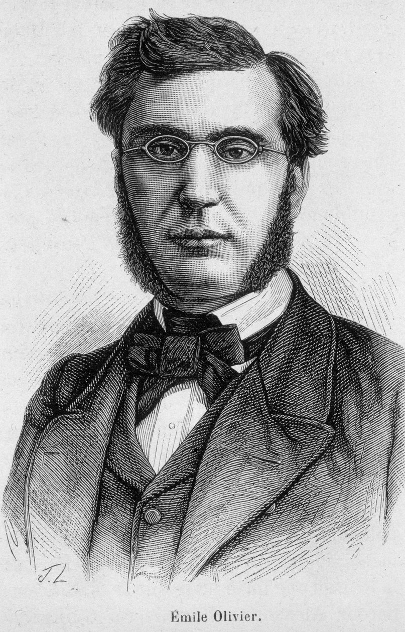 Porträt von Emile Ollivier, französischer Politiker (1825-1913) - in „L