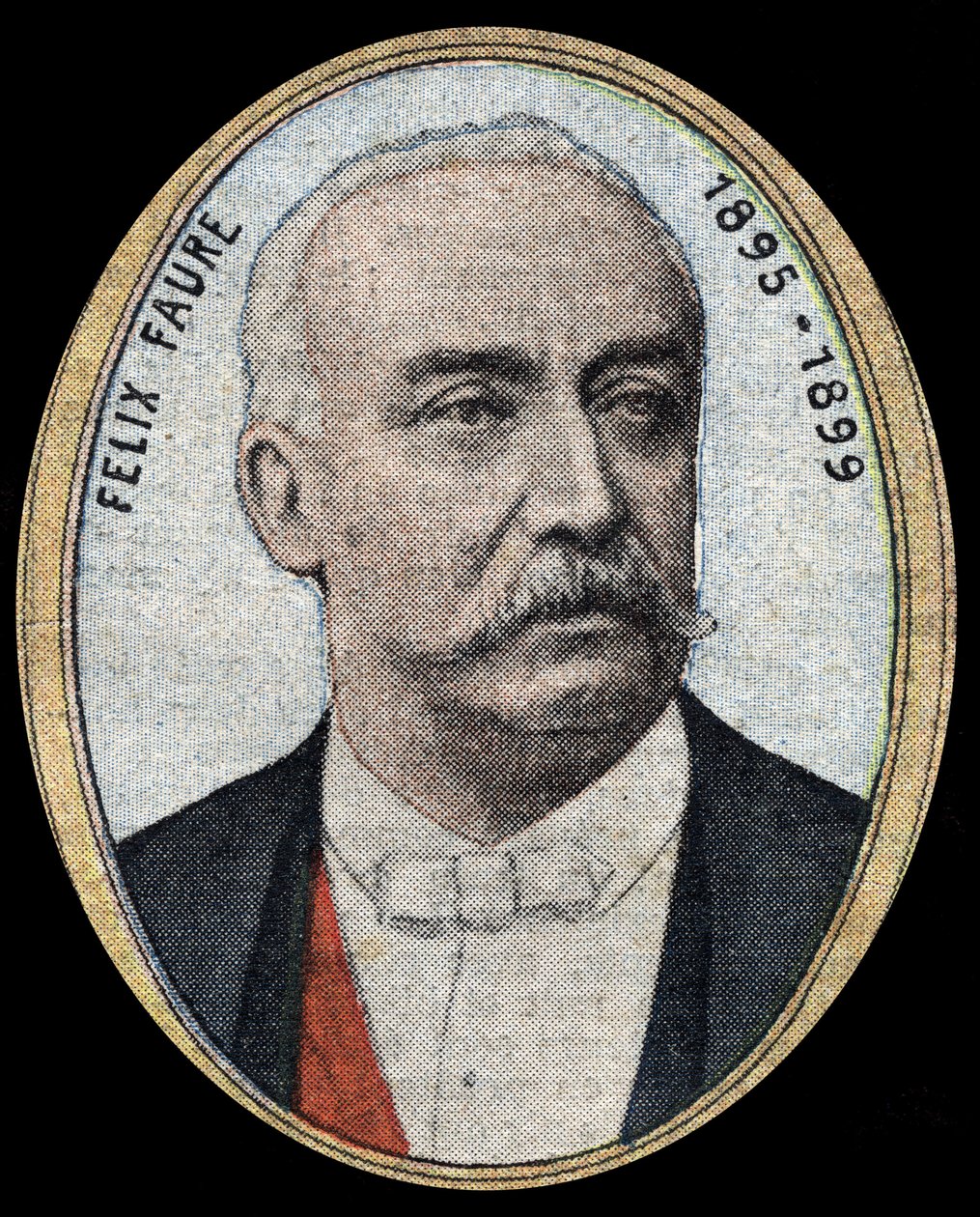 Porträt von Felix Faure (1841-1899), Industrieller und Politiker, gemäßigter Republikaner, er wurde Präsident der Republik von 1895 bis 1899 von French School