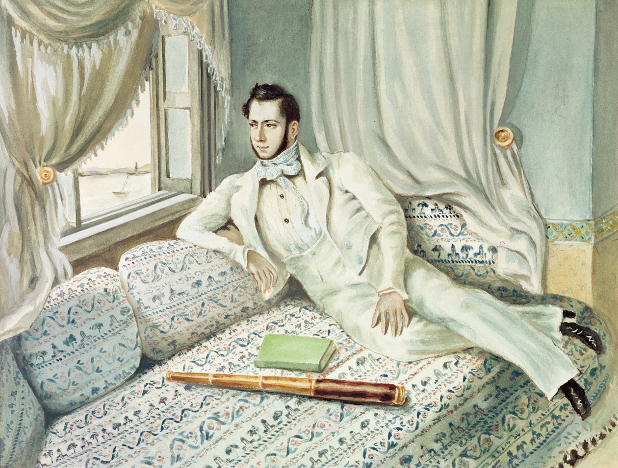 Porträt von Ferdinand de Lesseps zur Zeit seines Vizekonsulats in Alexandria, ca. 1832 von French School