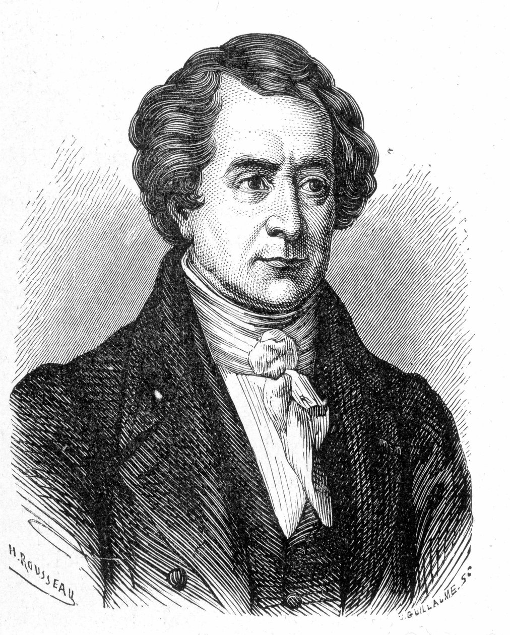 Porträt von François Arago (1786 - 1853) - in Album der Wissenschaft; berühmte Gelehrte; Große Entdeckungen 1896 von French School