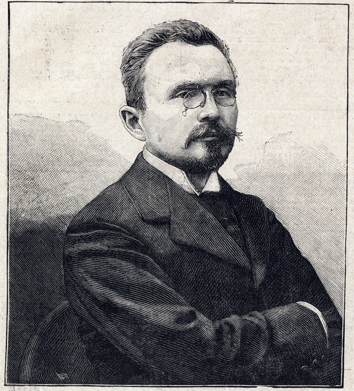 Porträt von Gabriel Albert Auguste Hanotaux französischer Diplomat, Historiker und Politiker (1853-1944) von French School