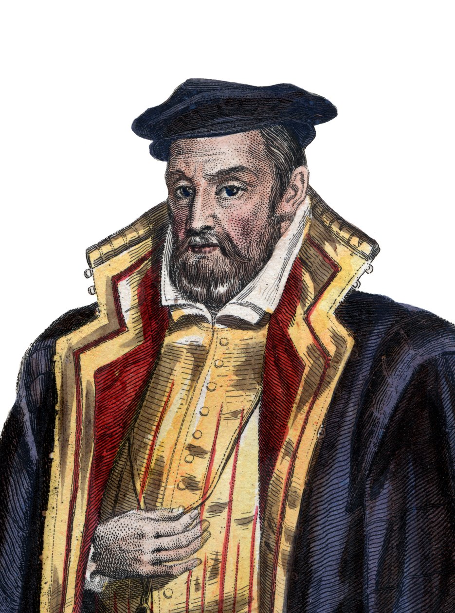 Porträt von Gaspard II. de Coligny (1519-1572), Herr von Châtillon, französischer Edelmann und Admiral von French School
