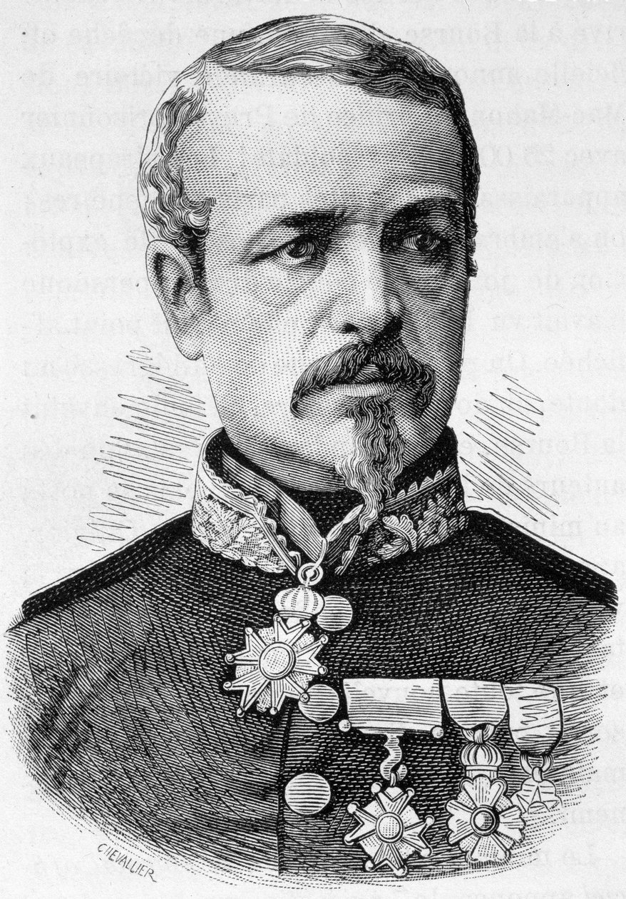 Porträt von General Charles Auguste Frossard (1807 - 1875) in „L