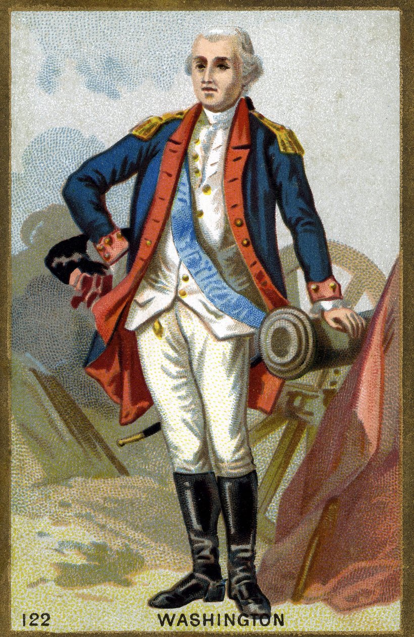 Porträt von George Washington von French School