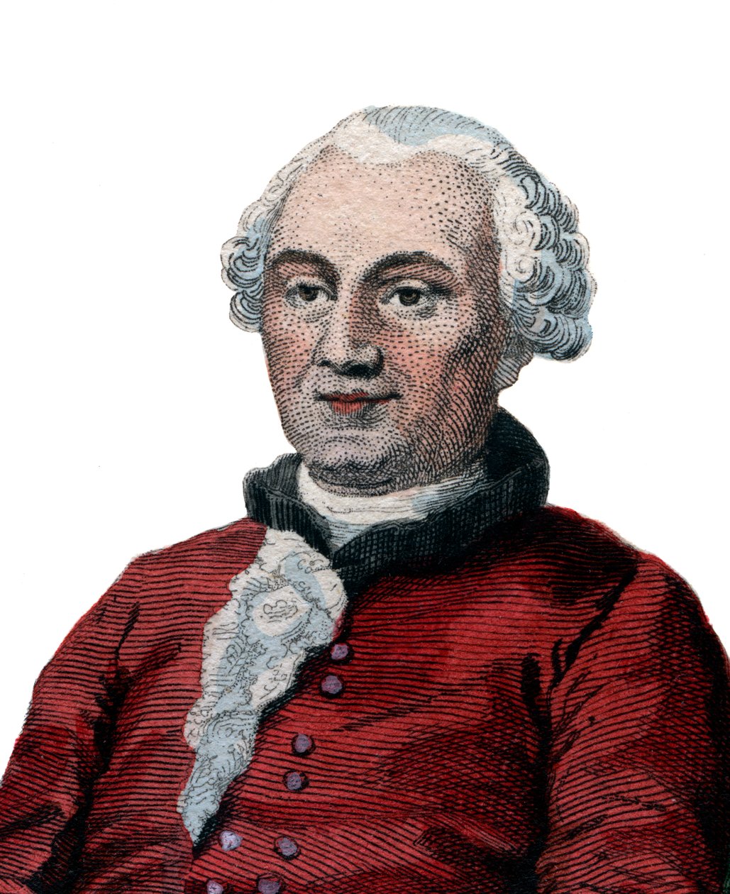 Porträt von Georges-Louis Leclerc, Comte de Buffon (1707-1788), französischer Naturforscher, Mathematiker, Kosmologe und enzyklopädischer Autor von French School
