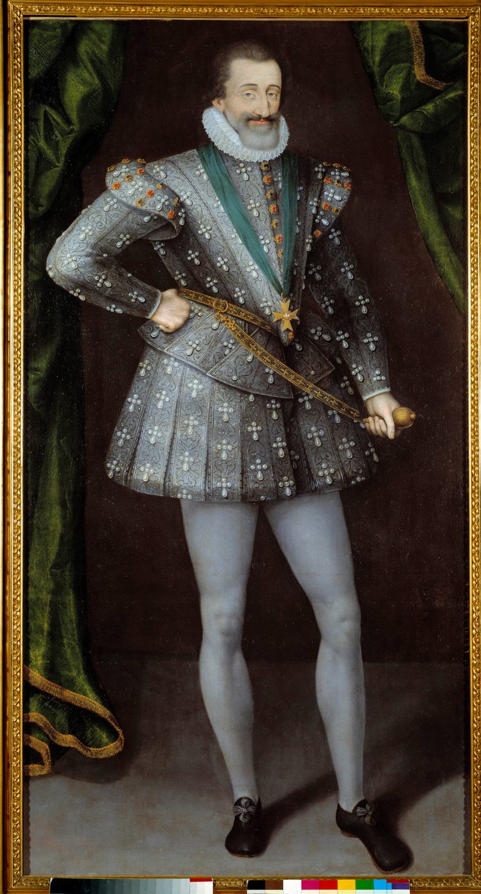 Porträt von Heinrich IV., König von Frankreich (1553-1610) von French School
