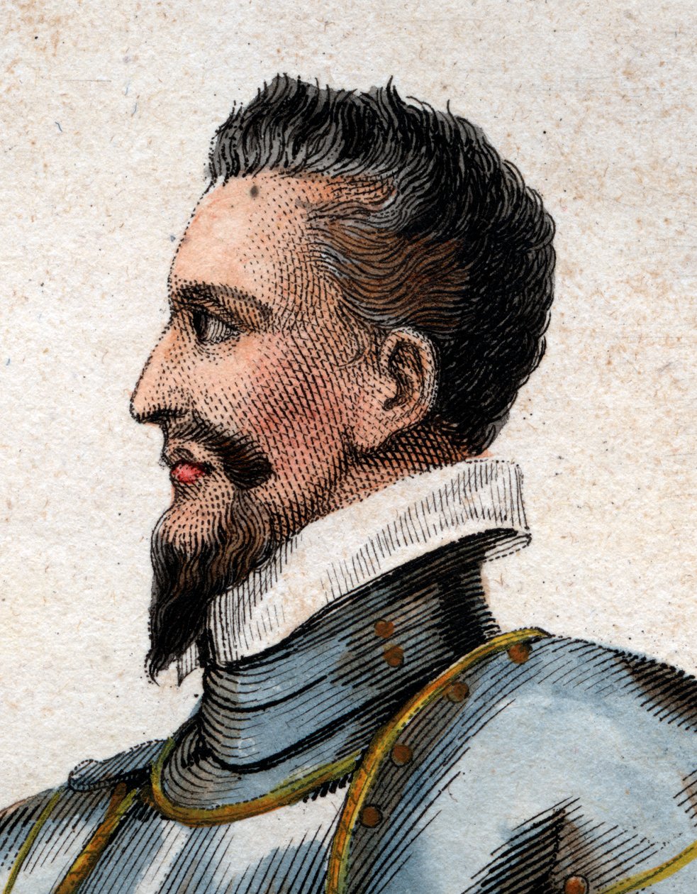 Porträt von Heinrich I., Herzog von Guise (1550-1588), genannt der Narbe von French School