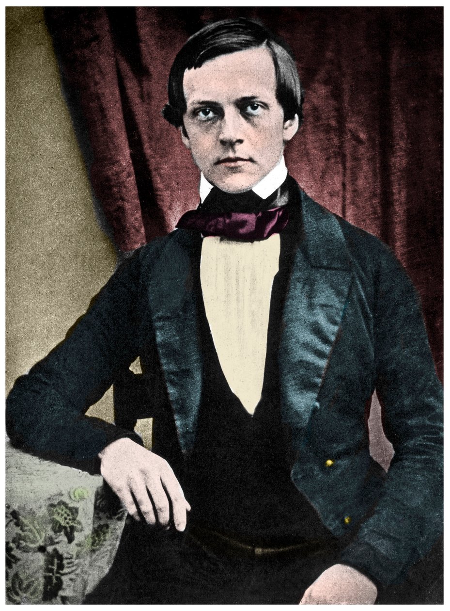 Porträt von Hermann von Helmholtz (1821-1894), deutscher Physiker, Anatom und Physiologe von French School