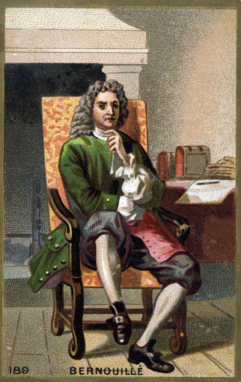 Porträt von Jean Bernoulli (Johann Bernoulli) (1667-1748) von French School