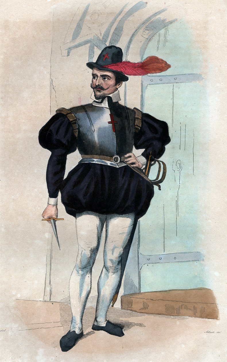 Porträt von Jean Leclerc, genannt Bussy Leclerc (gest. 1635) von French School