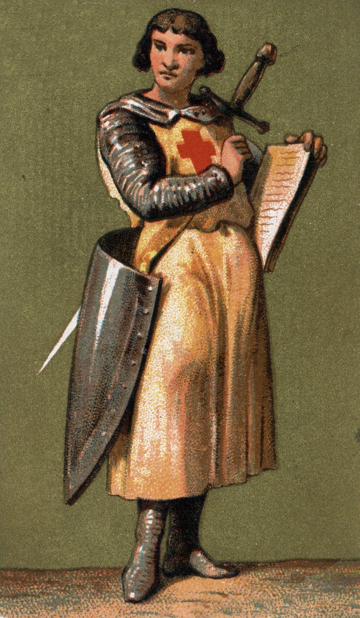 Porträt von Jean de Joinville (1225-1317), französischer Chronist ...
