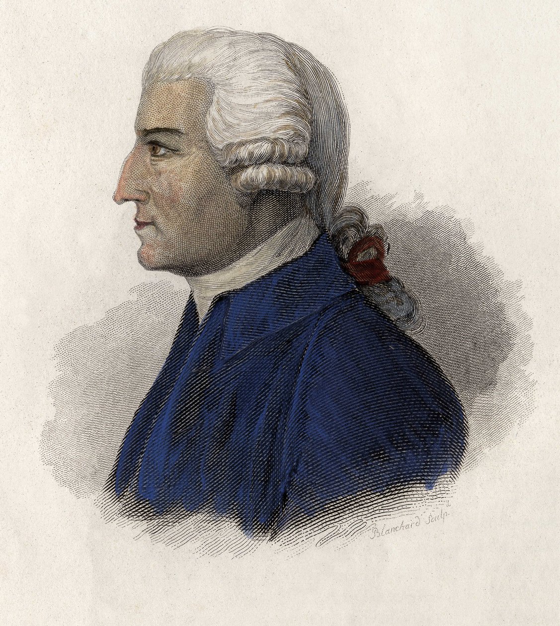 Porträt von John Howard (1727-1790), englischer Politiker. in „Porträts der nützlichen Männer“ von French School