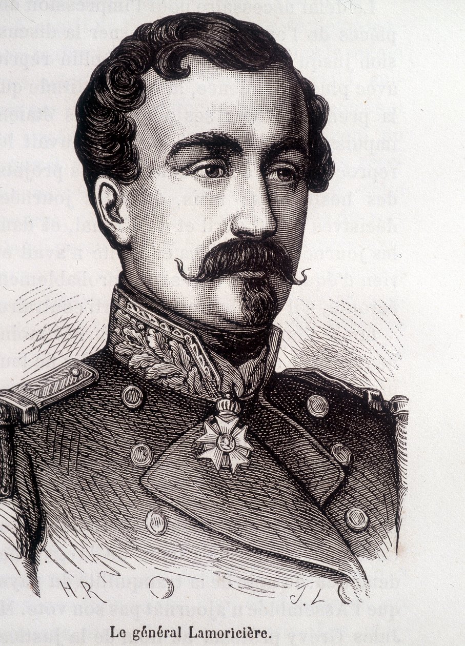 Porträt von Lamoricière, französischer General und Politiker (1806 - 1865) von French School
