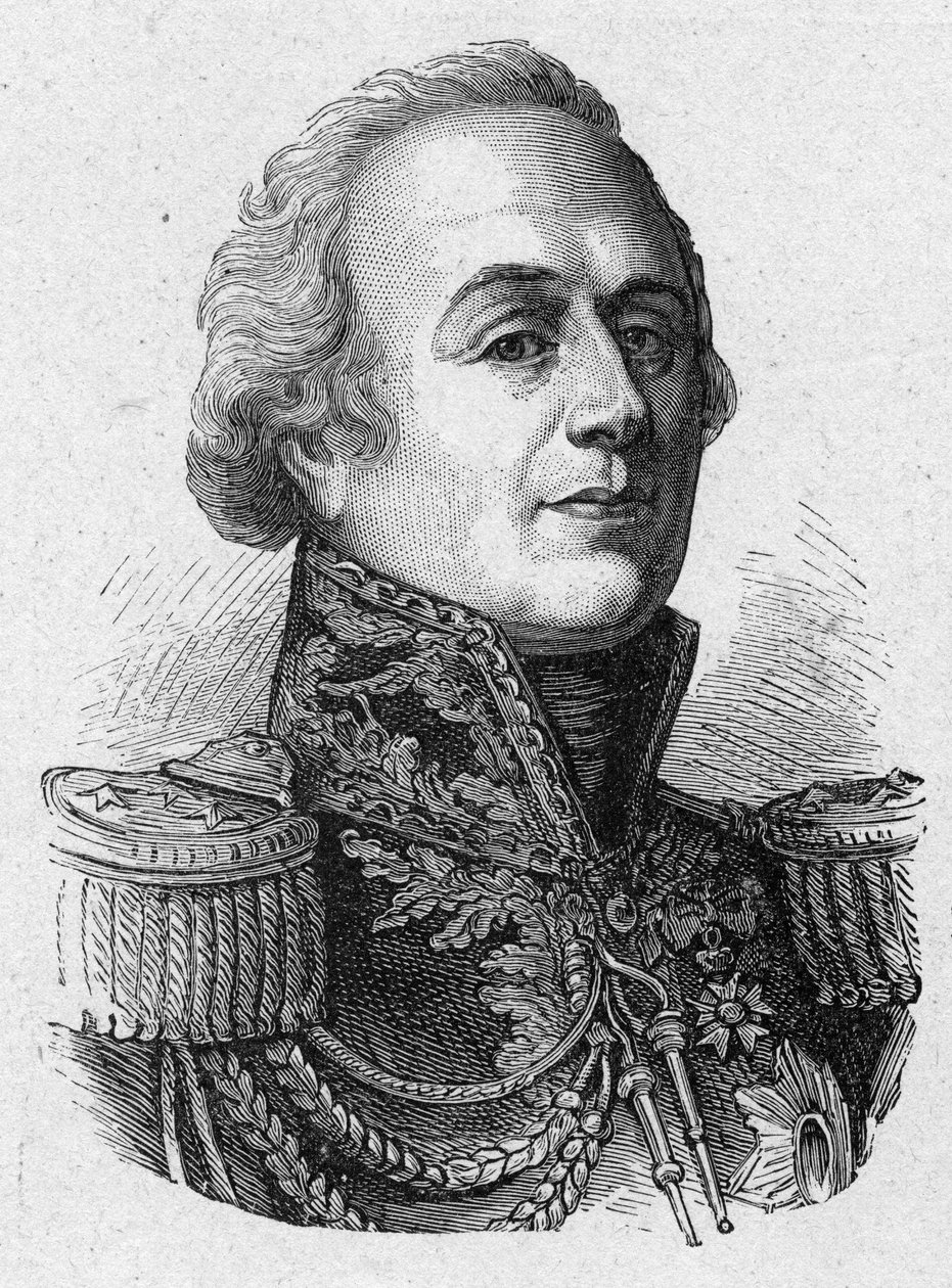 Porträt von Louis-Marie de Narbonne Lara, französischer Graf und General (1755-1813) von French School