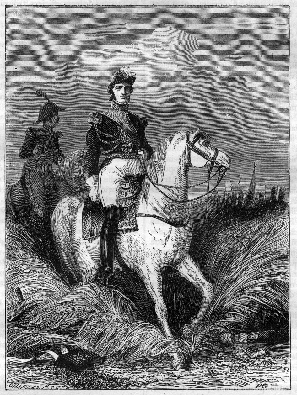 Porträt von Louis Nicolas Davout (1770-1823) Prinz von Eckmuhl, Herzog von Auerstaedt und Marschall von Frankreich - Louis Nicolas (Louis-Nicolas) d