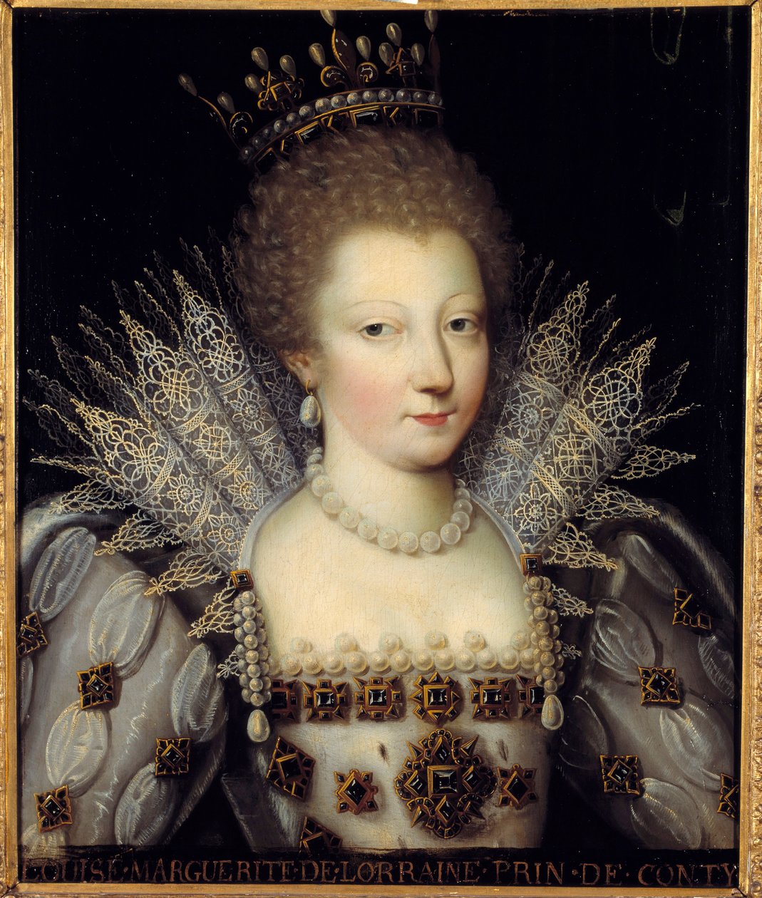 Porträt von Louise Marguerite de Lorraine, Prinzessin von Conti von French School