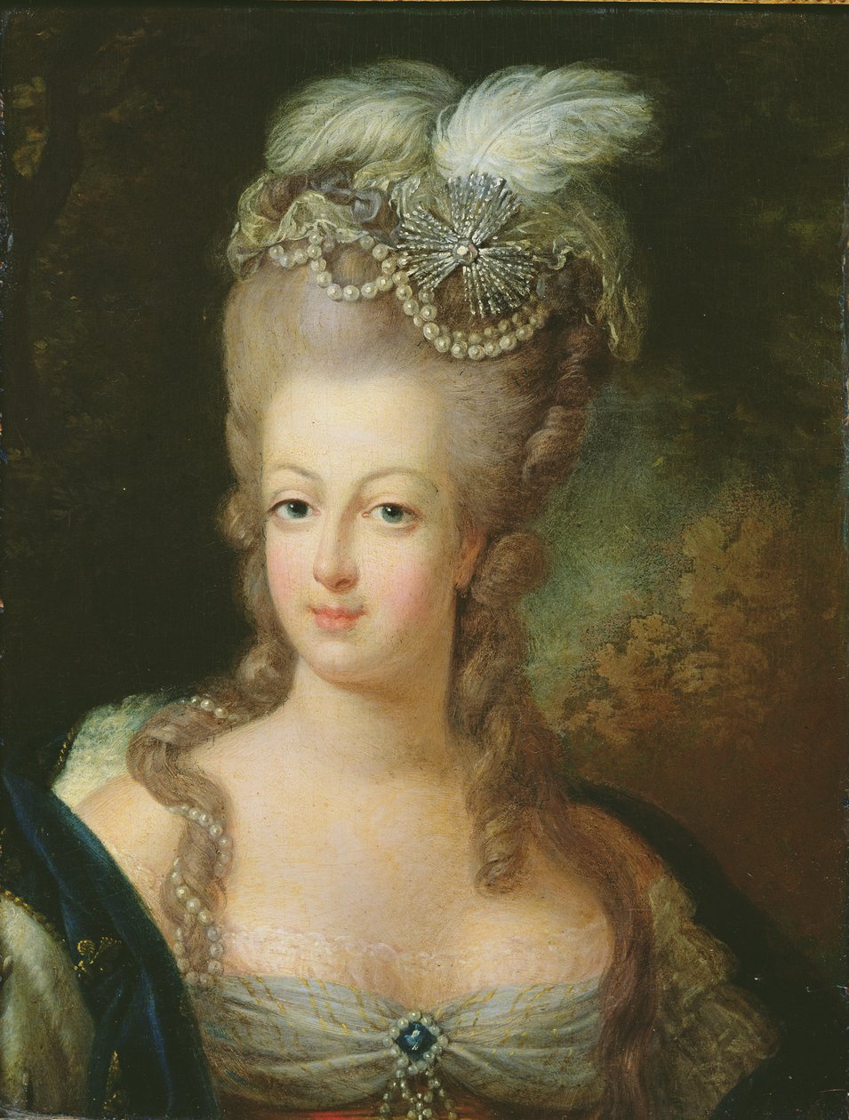 Porträt von Marie-Antoinette de Habsbourg-Lorraine (1755-93) von French School
