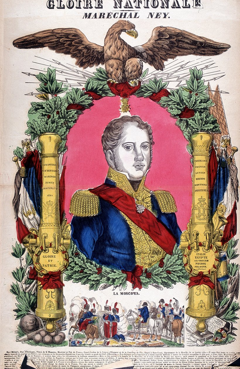 Porträt von Marschall Michel Ney (1769 - 1815). von French School