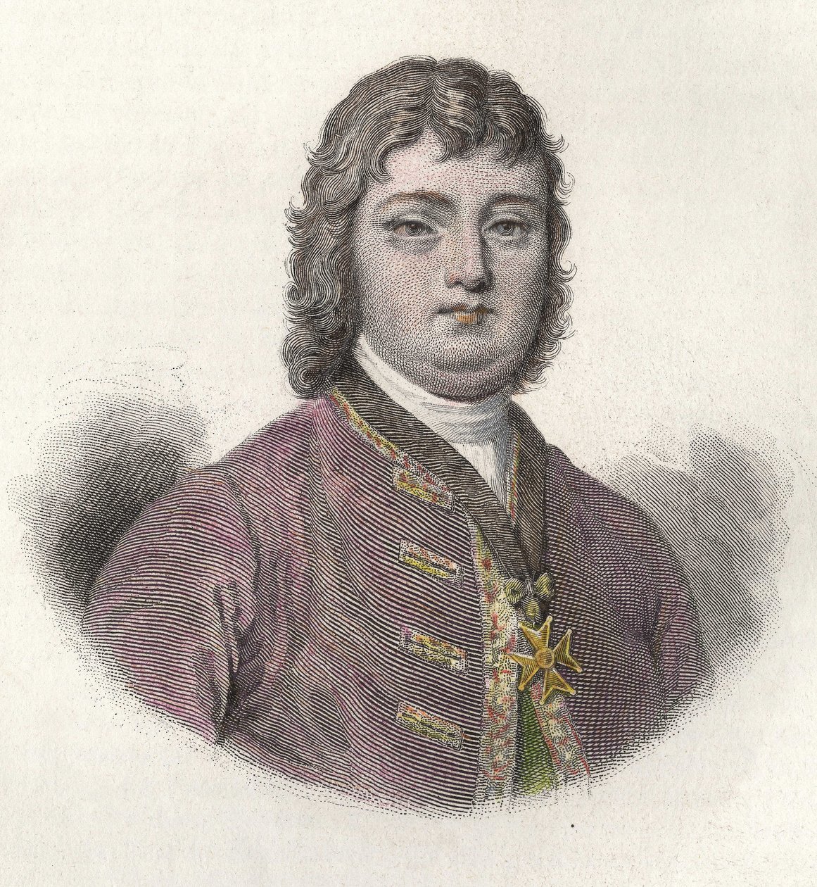 Porträt von Nicolas Roze dit le Chevalier Roze (1675-1733), französischer Militär und Gouverneur. in 