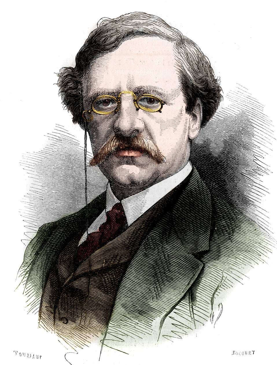 Porträt von Nils Adolf Erik (Eric) Baron Nordenskjold (Nordenskiold) (1832-1901), schwedischer Naturforscher und Entdecker. Gravur in „Le Monde Illustré“ Nr. 1178 vom 25. Oktober von French School