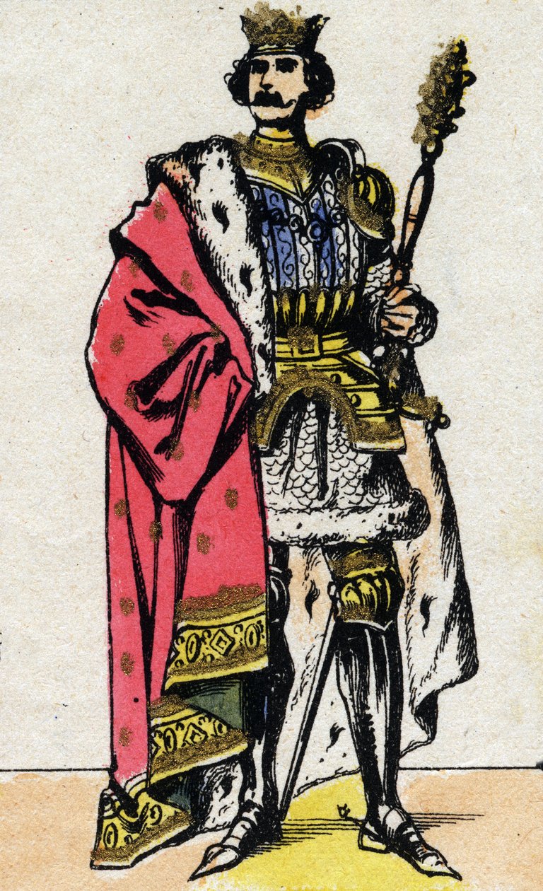 Porträt von Philipp VI. von Valois (1294-1350), König von Frankreich. von French School