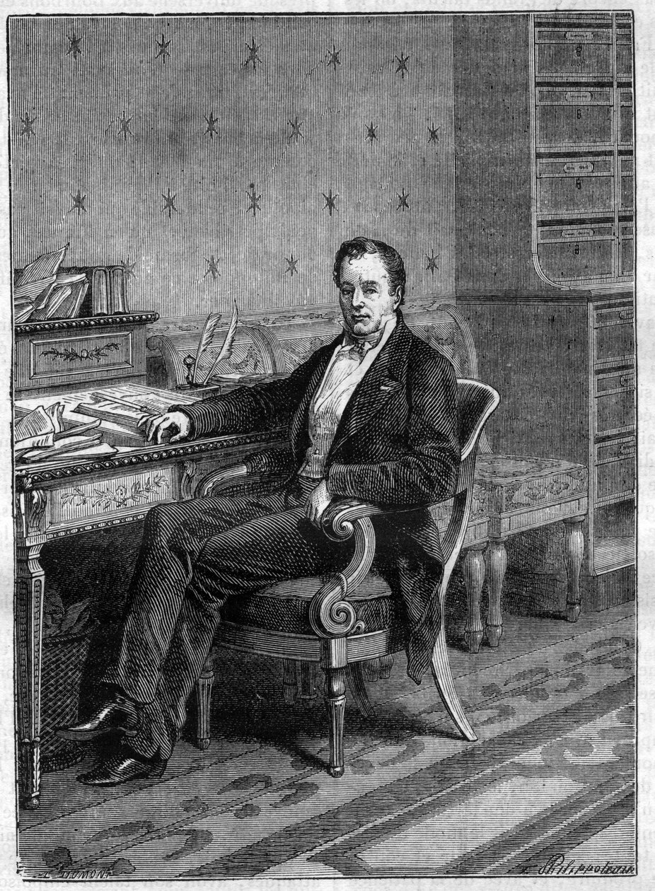 Porträt von Pierre Paul Royer-Collard von French School