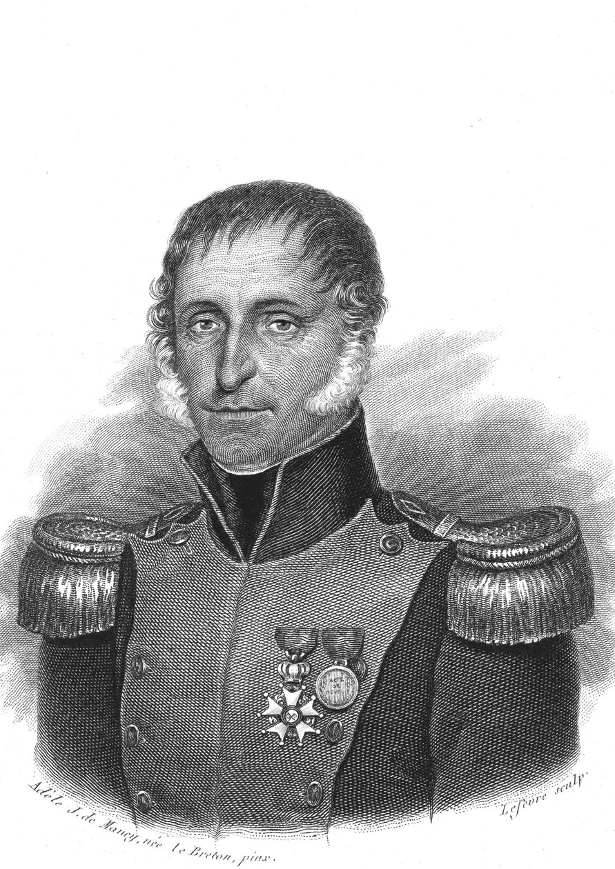 Porträt von Pierre Thomas Laurent Paillette (1776-1835) (Gravur) von French School