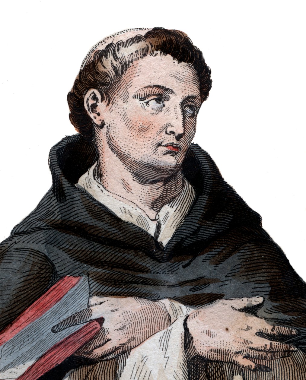 Porträt von Saint Bernard de Clairvaux (1090-1153), französischer Abt und Erbauer des reformierenden Zisterzienserordens von French School