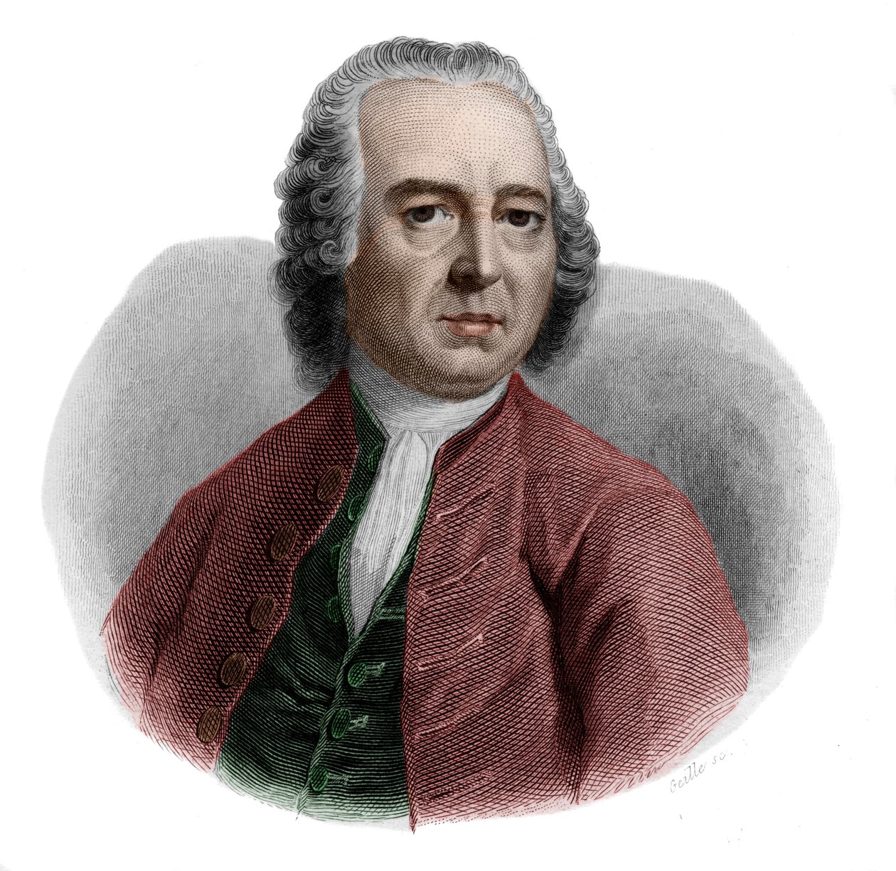 Porträt von Valentin Jamerey-Duval (1695-1775), französischer Bibliothekar und Sekretär von French School