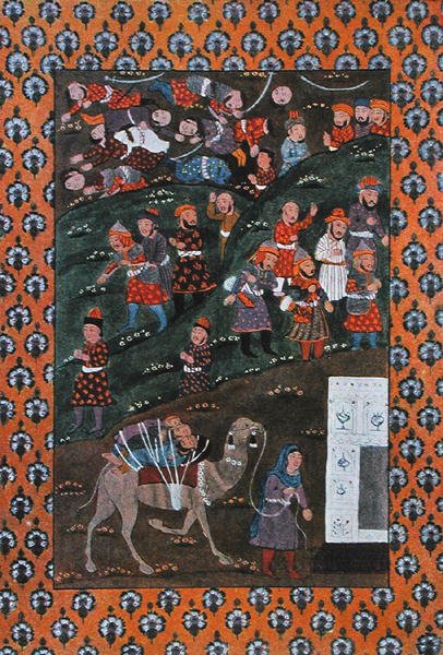 Rückkehr von einer Expedition, Illustration für 