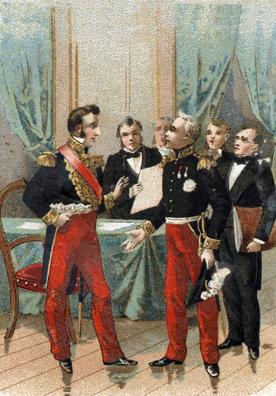 Revolution von Juli 1830: Lafayette zu Louis Philippe I. von French School
