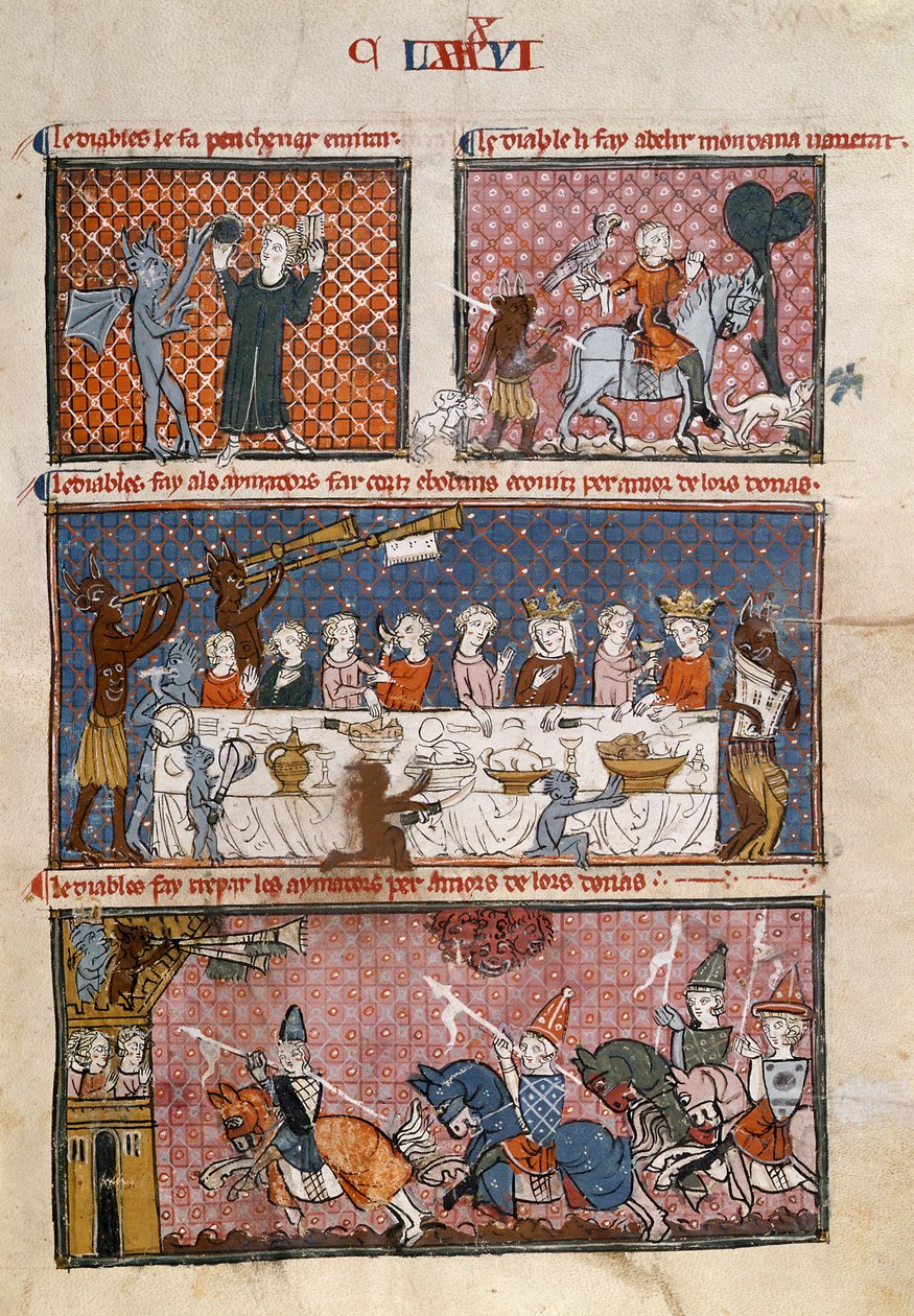 Diabolische Versuchungen, aus Le Breviari d