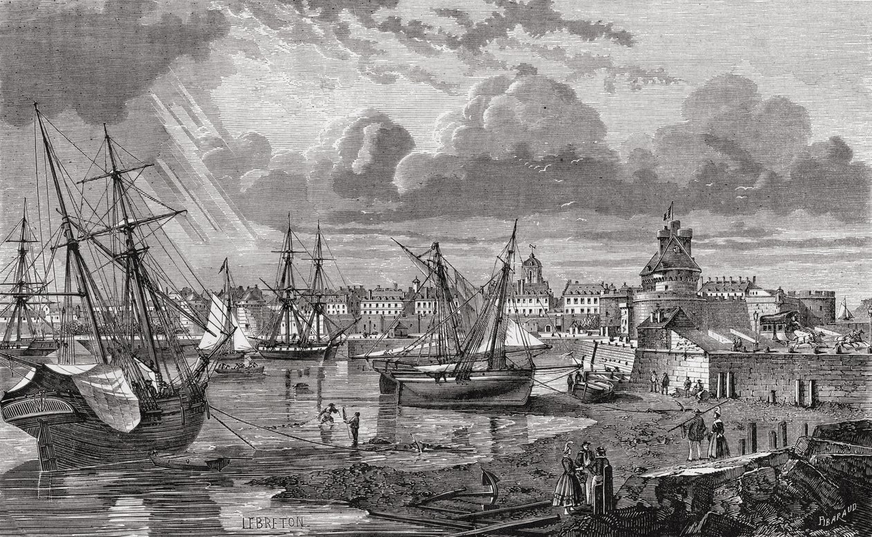 Saint Malo im 18. Jahrhundert, aus 