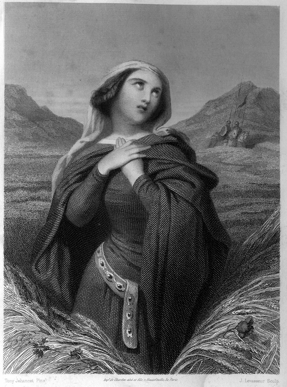 Sainte Adelaide oder Adelaide de Bourgogne (931-999) in „Les Saintes Femmes“ von French School