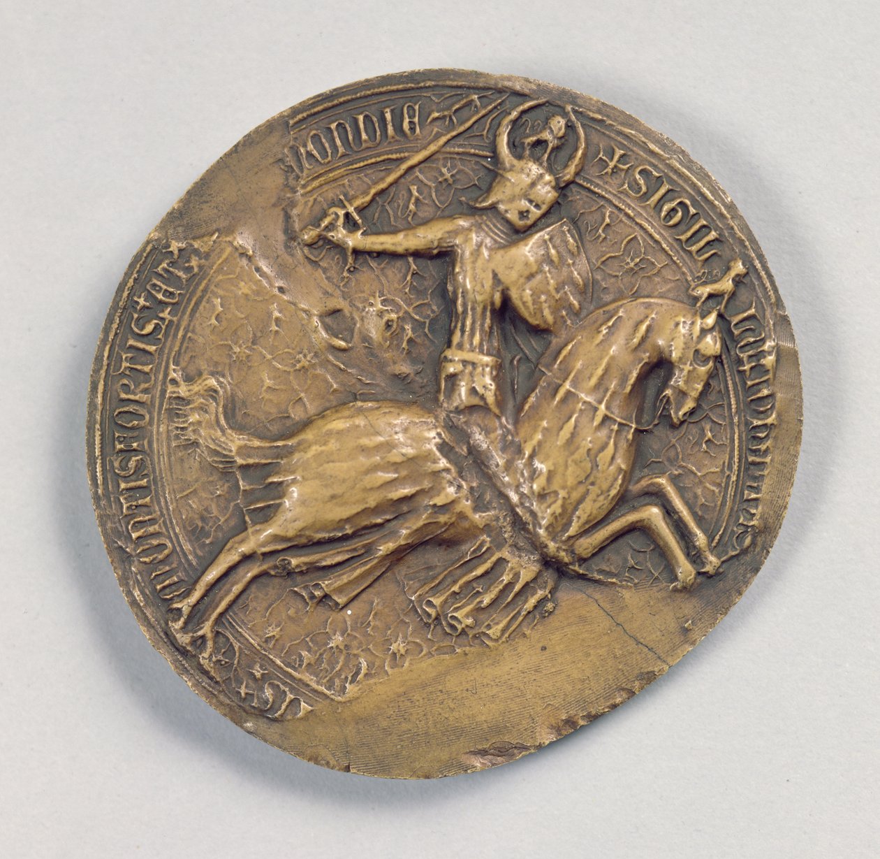 Siegel von Jean IV der Tapfere, Herzog der Bretagne von French School