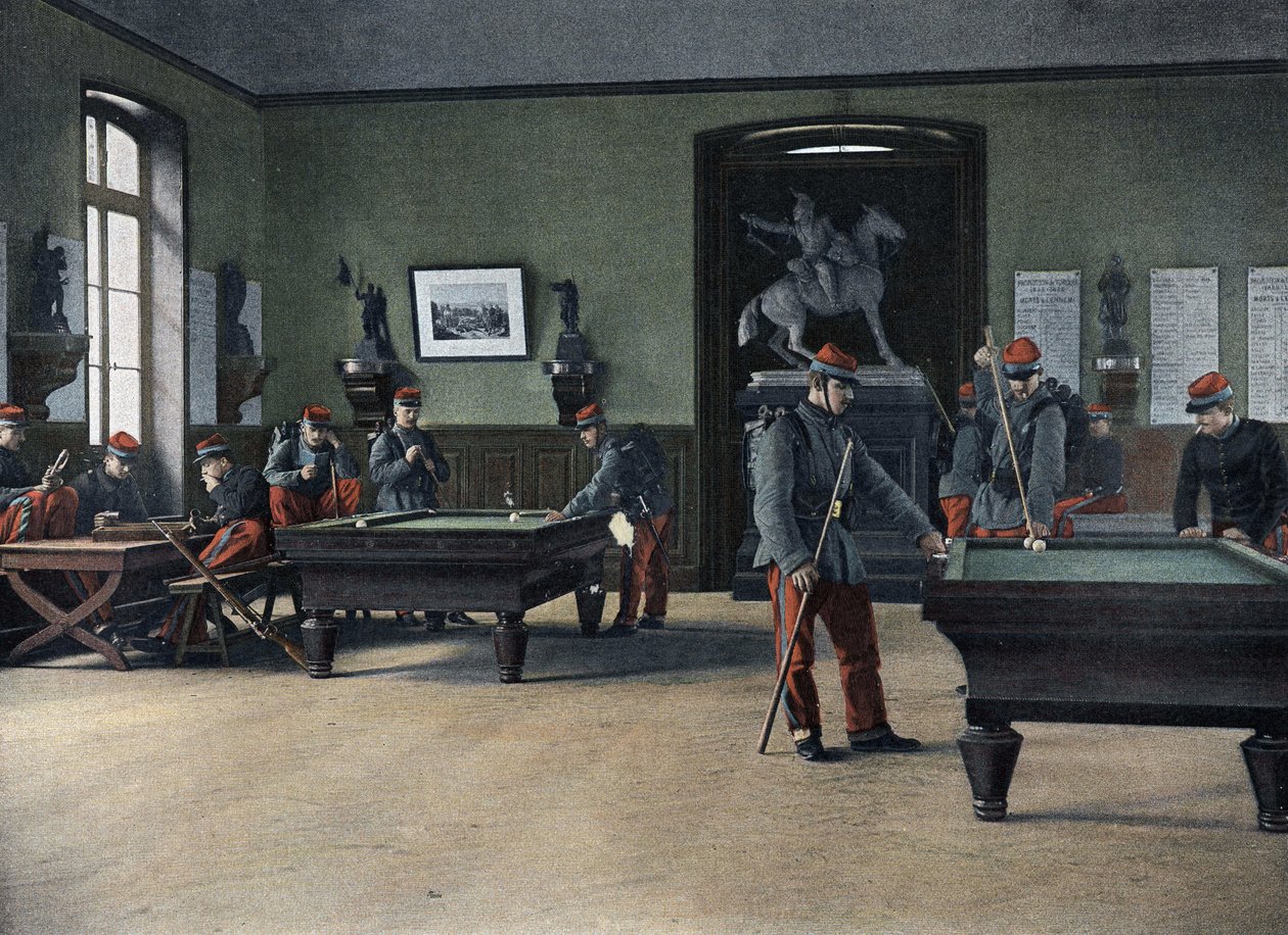 Spezialmilitärschule von Saint-Cyr (Saint Cyr), Innendienst: Spielzimmer. von French School
