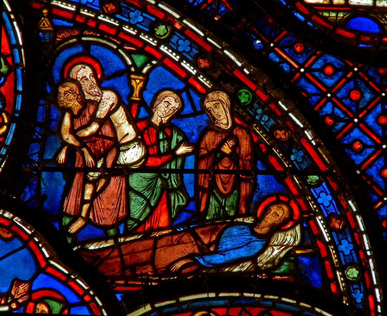 St. Antonius: zu seiner Einsiedelei getragen von French School